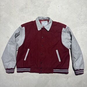 Vintage JR Stone Varsity Jacket University Of Montana Grizzlies Letterman SZ 2XL